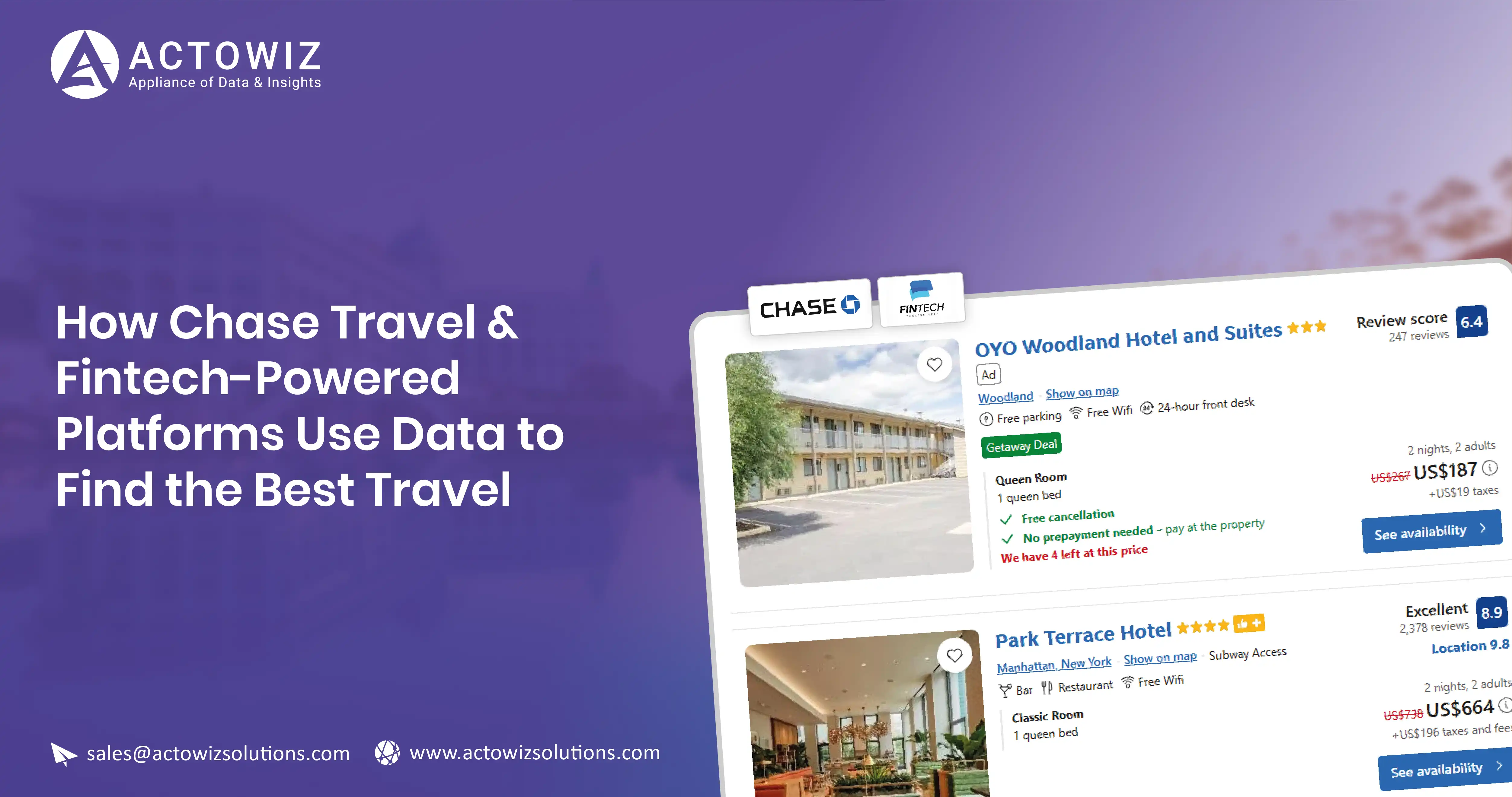 How Chase Travel & Fintech-Powered Platforms Use Data to Find the Best Travel Deals